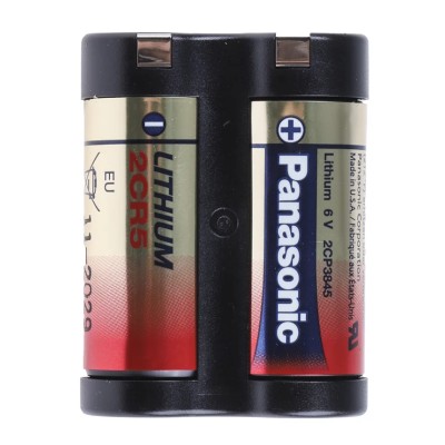 Panasonic Lithium Manganese Dioxide 6 V Camera Battery 1.4 Ah 2CR-5MEP/1B