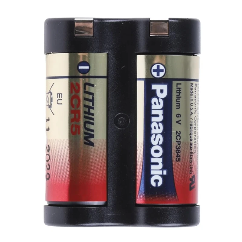 Panasonic Lithium Manganese Dioxide 6 V Camera Battery 1.4 Ah 2CR-5MEP/1B