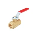Sferaco Brass Threaded Ball Valve BSP 40 bar, 120°C Maximum Operating Temperature, Steel Handle 509007