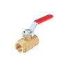 Sferaco Brass Threaded Ball Valve BSP 40 bar, 120°C Maximum Operating Temperature, Steel Handle 509007