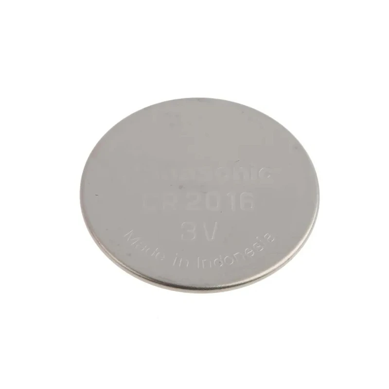 Panasonic Lithium Manganese Dioxide CR2016 Button Battery, 3 V, 20 mm Diameter CR2016