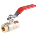 Sferaco Brass Threaded Ball Valve BSP 40 bar Maximum Operating Pressure, Steel Handle, Model 509002