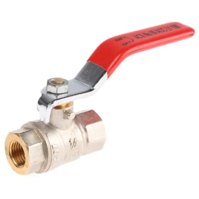 Sferaco Brass Threaded Ball Valve BSP 40 bar Maximum Operating Pressure, Steel Handle, Model 509002