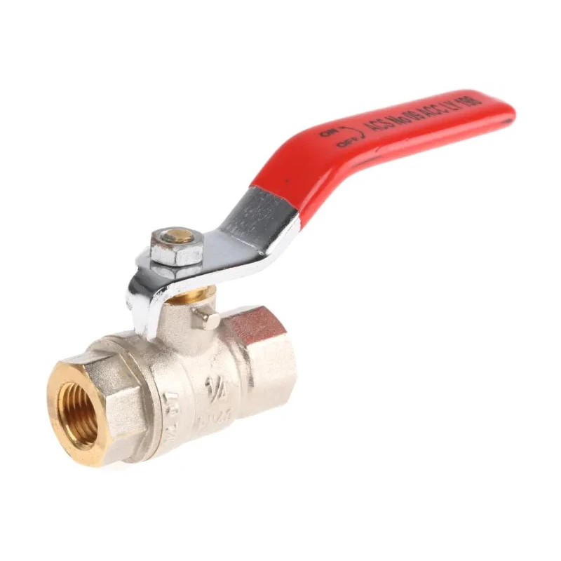 Sferaco Brass Threaded Ball Valve BSP 40 bar Maximum Operating Pressure, Steel Handle, Model 509002