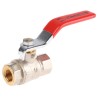 Sferaco Brass Threaded Ball Valve BSP 40 bar Maximum Operating Pressure, Steel Handle, Model 509002
