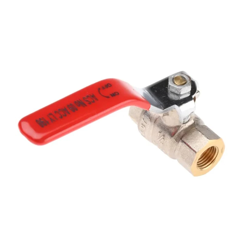 Sferaco Brass Threaded Ball Valve BSP 40 bar Maximum Operating Pressure, Steel Handle, Model 509002