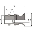 Lapp SKINTOP Series 100 Cable Gland M16 Thread Size Polyamide IP68 Protection 53017420+53119010