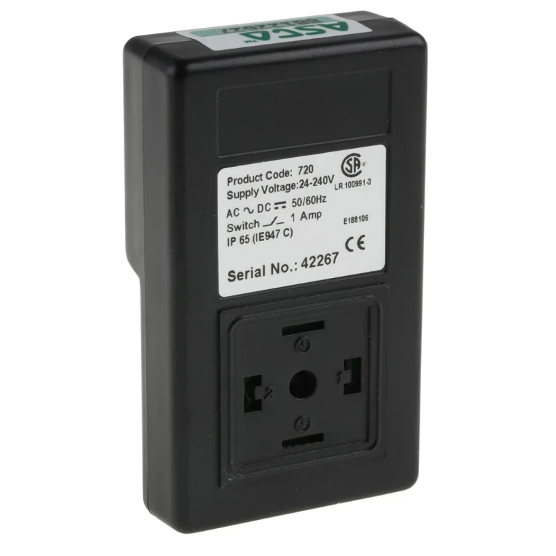 EMERSON ? ASCO Digital DIN Rail Time Switch 240V ac/dc 1 Channel, Model 88122627