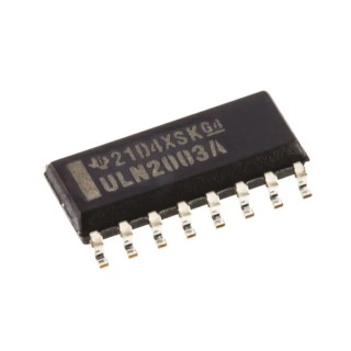 Texas Instruments 7 Darlington Transistor Array NPN 500mA 50V 16-Pin SOIC ULN2003AD