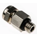 Lapp SKINDICHT Series Cable Gland, M6 Thread Size, Nickel-Plated Brass, IP68 Rated 52001860