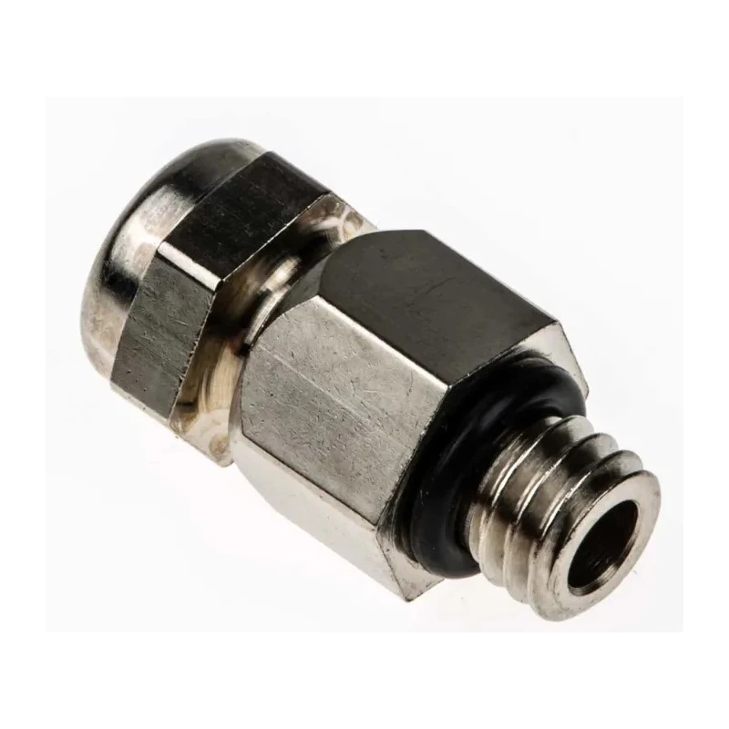 Lapp SKINDICHT Series Cable Gland, M6 Thread Size, Nickel-Plated Brass, IP68 Rated 52001860