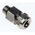 Lapp SKINDICHT Series Cable Gland, M6 Thread Size, Nickel-Plated Brass, IP68 Rated 52001860