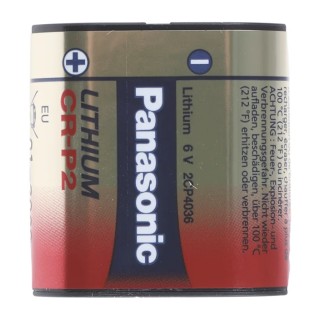 Panasonic Lithium Manganese Dioxide 6 V Camera Battery 1.4 Ah CR-P2L/1BP