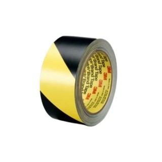 3M Black and Yellow Vinyl Hazard Tape 50mm Width 33m Length 0.14mm Thickness Rubber Adhesive 5702 50mmx33m