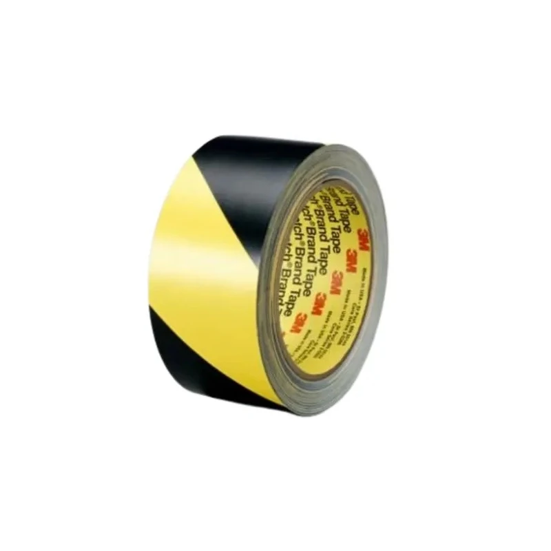 3M Black and Yellow Vinyl Hazard Tape 50mm Width 33m Length 0.14mm Thickness Rubber Adhesive 5702 50mmx33m