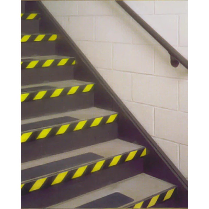 3M Yellow, Black Vinyl Hazard Tape 102 mm Width 33 m Length 0.14 mm Thickness Rubber Adhesive 5702 100mmx33m