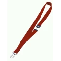 Durable Red Metal Lanyard 440mm Length, 20mm Width, 10 Per Pack, German Design 8137-03