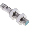 Pepperl + Fuchs Threaded Barrel Inductive Proximity Sensor M8 x 1 Nickel Plated Brass Housing PNP Output 3V NBB2-8GM25-E2-V3