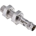 Pepperl + Fuchs Threaded Barrel Inductive Proximity Sensor M8 x 1 Nickel Plated Brass Housing PNP Output 3V NBB2-8GM25-E2-V3