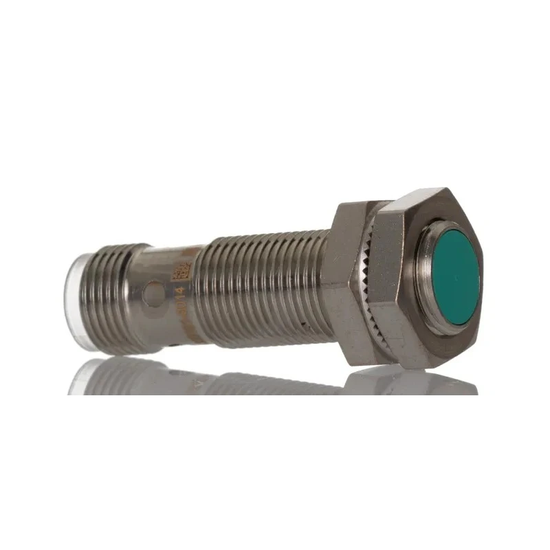 Pepperl + Fuchs Threaded Barrel Inductive Proximity Sensor M12 PNP 36 V dc 4 mm Detection Range NBB4-12GM30-E2-V1