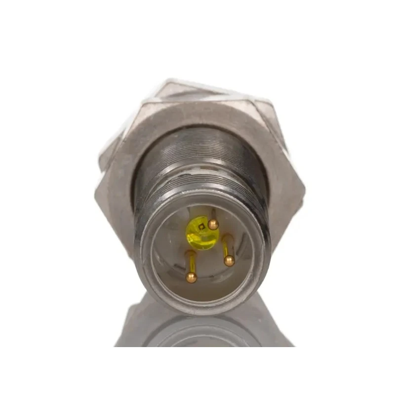Pepperl + Fuchs Threaded Barrel Inductive Proximity Sensor M12 PNP 36 V dc 4 mm Detection Range NBB4-12GM30-E2-V1