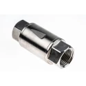 Legris Stainless Steel BSP Non Return Valve, Female Inlet & Outlet, 1/8 in G Outlet, Max Operating Temp 180°C 4890 21 21