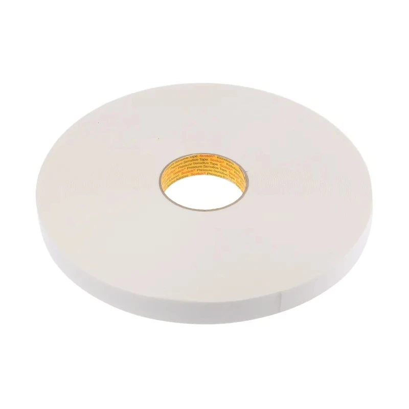 3M Scotch-Mount White Foam Tape 25mm x 66m, 1.1mm Thick, Rubber Adhesive, Double Sided 3M 9536 25mm x 66m