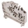 Weidmüller ZDU Series DIN Rail Terminal Block Beige 2.5mm² 24A Clamp 800V 1-Level 1772060000
