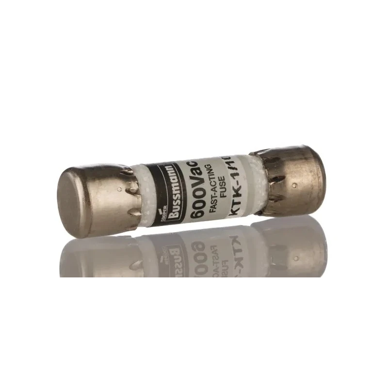 Eaton Melamine Cartridge Fuse 100mA Fast Acting 600V AC 10 x 38 mm KTK1-1/10