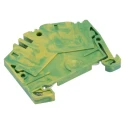 Weidmüller 2-Way ZPE 2.5-2 Earth Terminal Block, 2.5mm² Cable CSA, Clamp Termination, Wemid Housing, 800V, Green 1772090000
