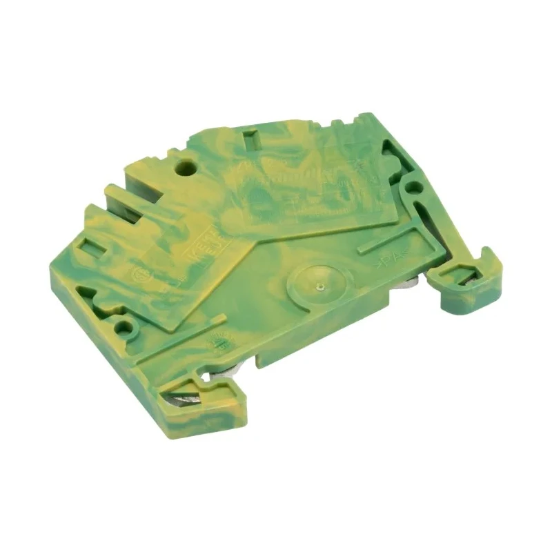 Weidmüller 2-Way ZPE 2.5-2 Earth Terminal Block, 2.5mm² Cable CSA, Clamp Termination, Wemid Housing, 800V, Green 1772090000