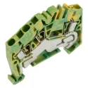 Weidmüller 3-Way ZPE 2.5-2/3AN Earth Terminal Block 2.5mm² 14AWG 26AWG Wire Clamp Wemid Housing 1706090000