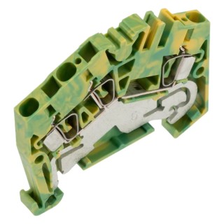 Weidmüller 3-Way ZPE 2.5-2/3AN Earth Terminal Block 2.5mm² 14AWG 26AWG Wire Clamp Wemid Housing 1706090000