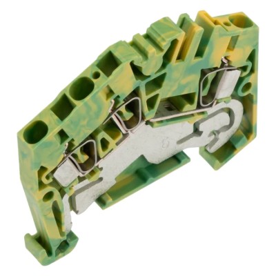 Weidmüller 3-Way ZPE 2.5-2/3AN Earth Terminal Block 2.5mm² 14AWG 26AWG Wire Clamp Wemid Housing 1706090000