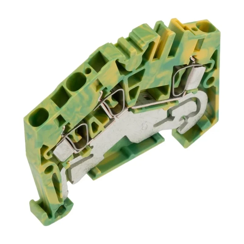Weidmüller 3-Way ZPE 2.5-2/3AN Earth Terminal Block 2.5mm² 14AWG 26AWG Wire Clamp Wemid Housing 1706090000