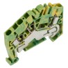 Weidmüller 3-Way ZPE 2.5-2/3AN Earth Terminal Block 2.5mm² 14AWG 26AWG Wire Clamp Wemid Housing 1706090000