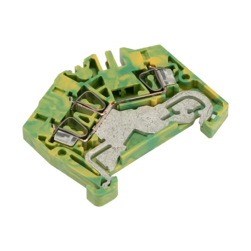 Weidmüller 3-Way ZPE 2.5-2/3AN Earth Terminal Block 2.5mm² 14AWG 26AWG Wire Clamp Wemid Housing 1706090000