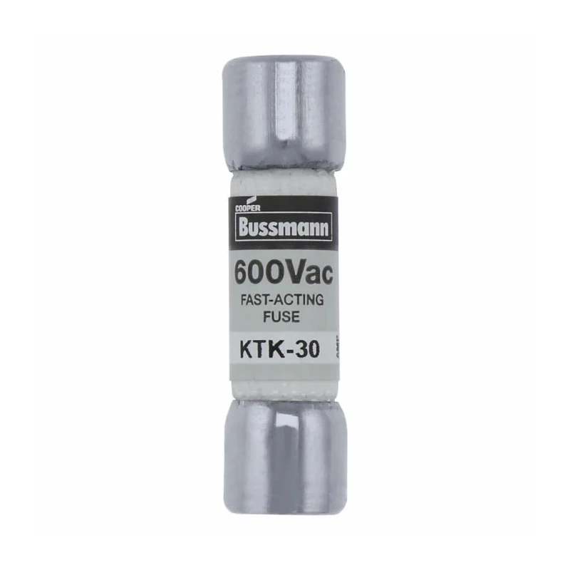 Eaton Melamine Cartridge Fuse 30A 600V AC Fast Acting 10 x 38 mm KTK-30