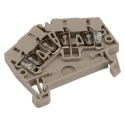 Weidmüller ZDU Series DIN Rail Terminal Block Beige 2.5mm² 1-Level Clamp 1706060000