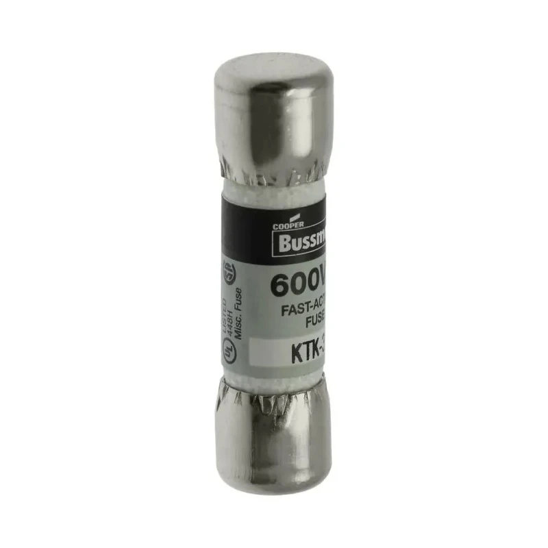 Eaton Melamine Cartridge Fuse 3A Fast Acting 600V AC 10 x 38 mm KTK-3