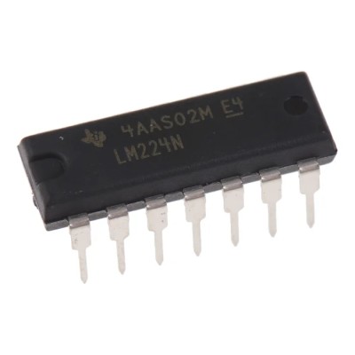 Texas Instruments Operational Amplifier 1.2 MHz 14-Pin PDIP LM224N