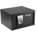 Master Lock Solid Steel 10L Keyed Screw Hotel Safe with 2 Steel Live-Locking Bolts X031ML