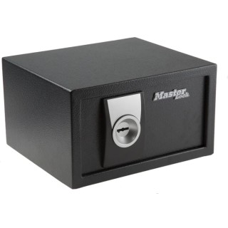 Master Lock Solid Steel 10L Keyed Screw Hotel Safe with 2 Steel Live-Locking Bolts X031ML