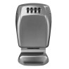 Master Lock Wall Mount 4-Digit Resettable Combination Key Lock Box Zinc Grey 105x46x135mm 5415EURD