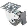 Tente Braked Swivel Castor 50 mm Wheel Diameter Rubber Wheel Load Capacity 55 kg 1677UHO050P40PAF