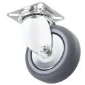 Tente Swivel Castor 75 kg Capacity 75 mm Wheel Rubber 2470PJO075P40PFP