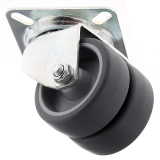 Tente Swivel Castor 70 kg Load Capacity 50 mm Polyamide Wheel Zinc Chromated Pressed Steel Frame 2970PJO050P40