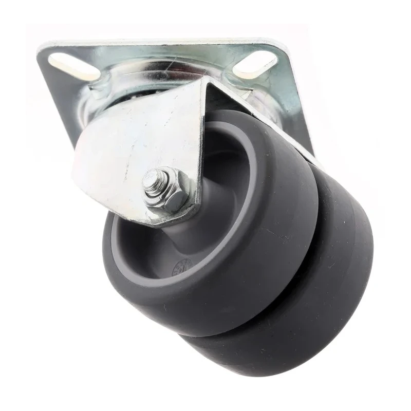 Tente Swivel Castor 70 kg Load Capacity 50 mm Polyamide Wheel Zinc Chromated Pressed Steel Frame 2970PJO050P40