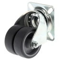 Tente Swivel Castor 70 kg Load Capacity 50 mm Polyamide Wheel Zinc Chromated Pressed Steel Frame 2970PJO050P40