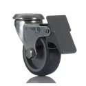 Tente Institutional Light Duty Swivel Castor, 30 kg Load Capacity, 50 mm Rubber Wheel, Polypropylene Hub 1475PJO050P30-8